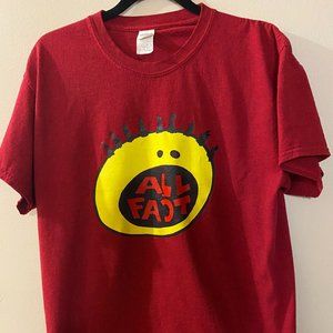 ALL FACT TEE SHIRT SIZE LARGE ARTIST DESIGNED TO QUESTION ALL THE FACTS